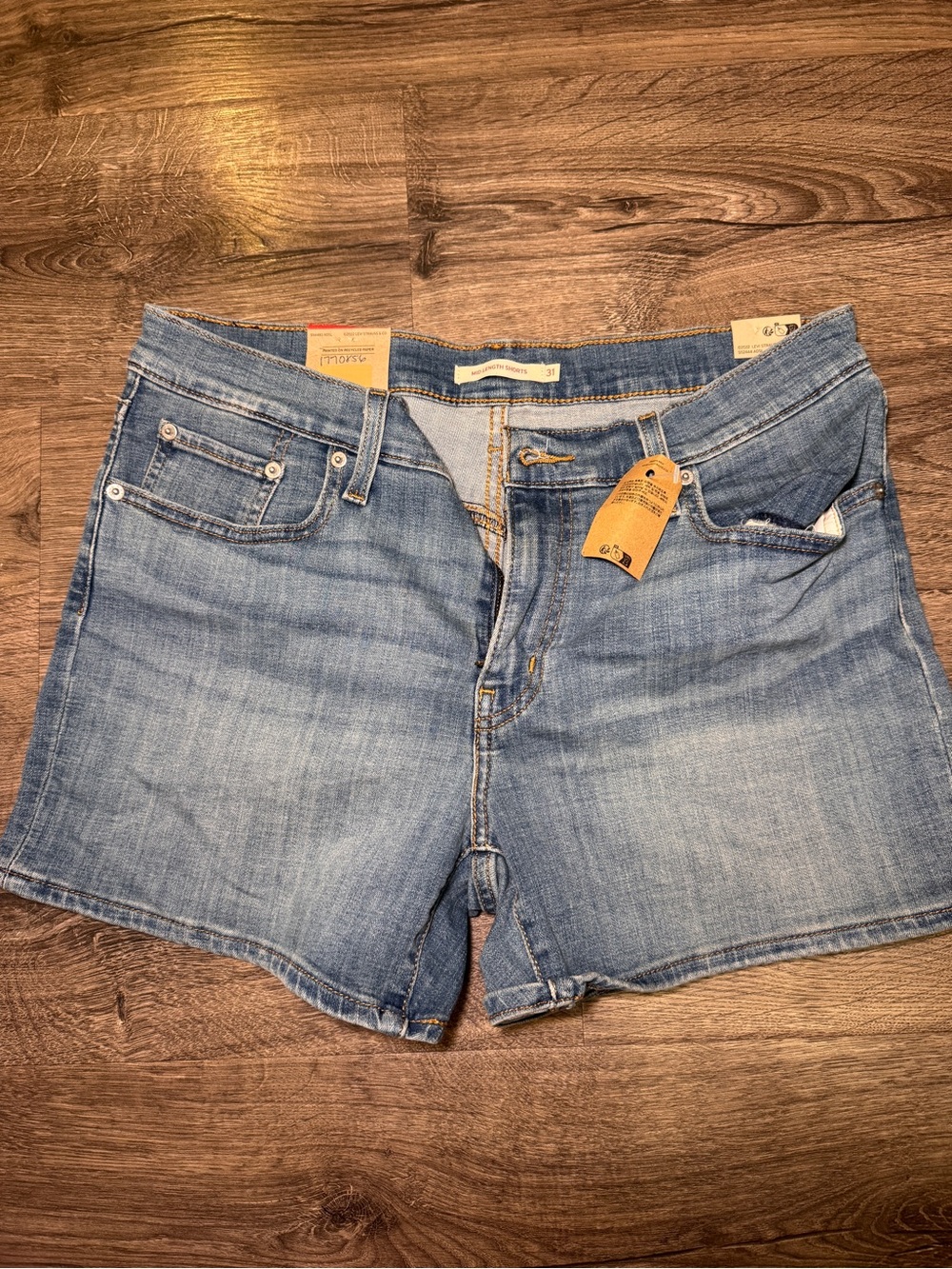 Women’s Light Blue Denim Shorts - Casual Summer Style